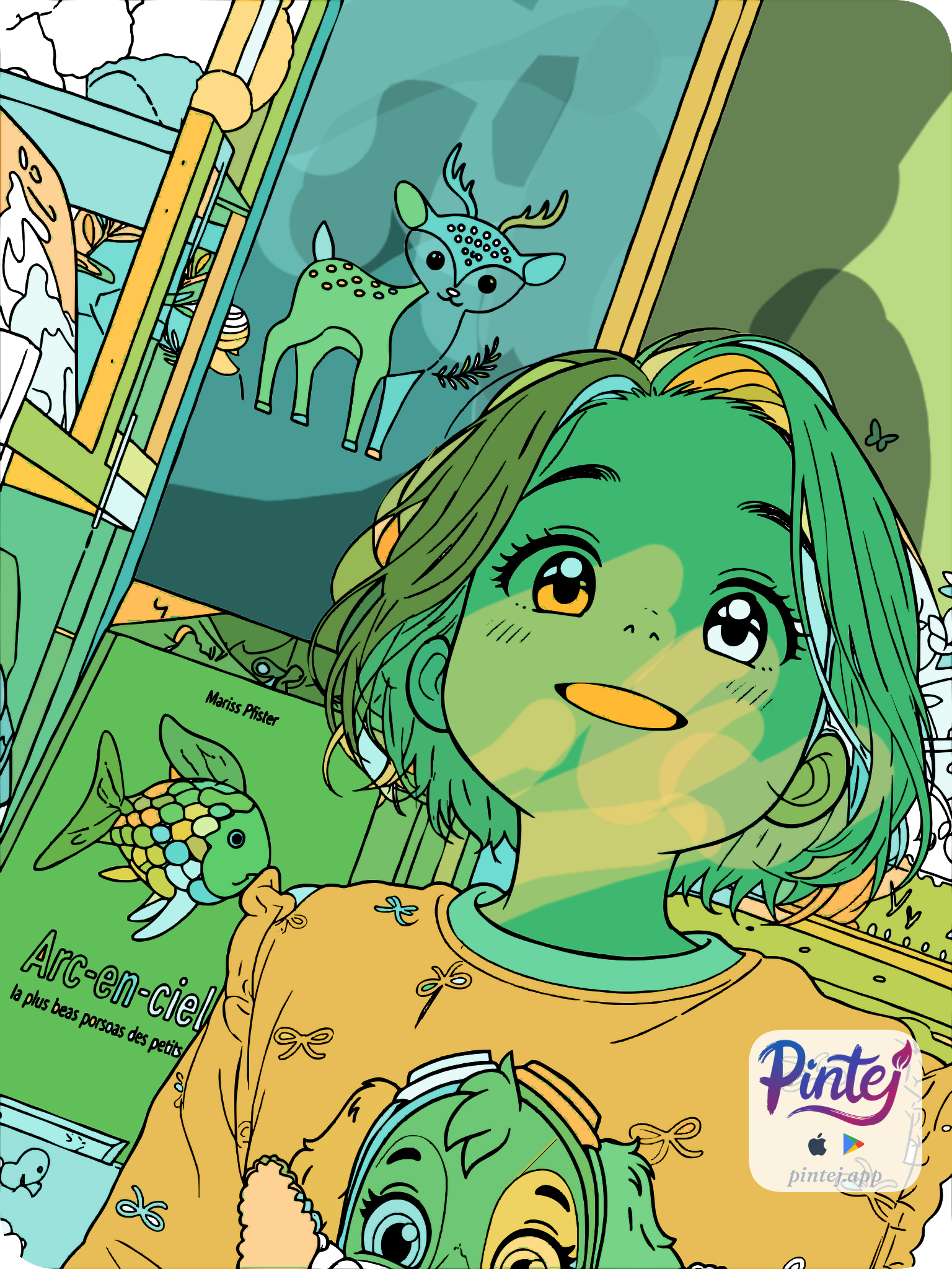 My photo coloring · Oct 8 — Page 4, Unique creations — Pintej coloring page